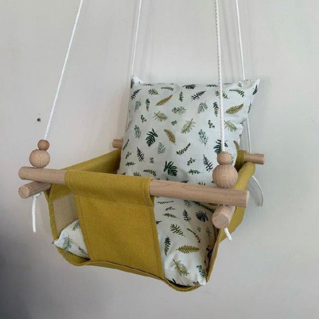 Детская качеля Infancy Папоротник Желтый (5747927) Детская качеля Infancy Папоротник Желтый (5747927)