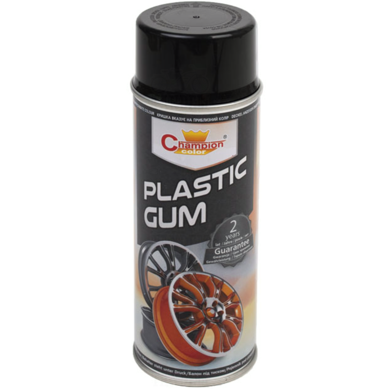 Жидкая резина Champion PLASTIC GUM 400 мл аэрозоль Черный (RAL 9005)