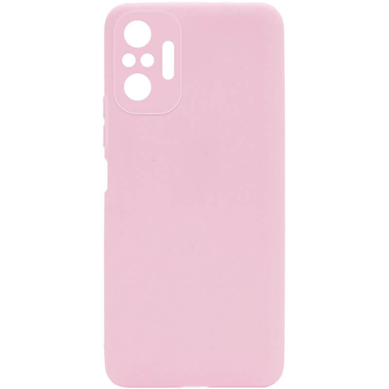 Силиконовый чехол Candy Full Camera для Xiaomi Redmi Note 10 Pro/10 Pro Max Розовый/Pink Sand