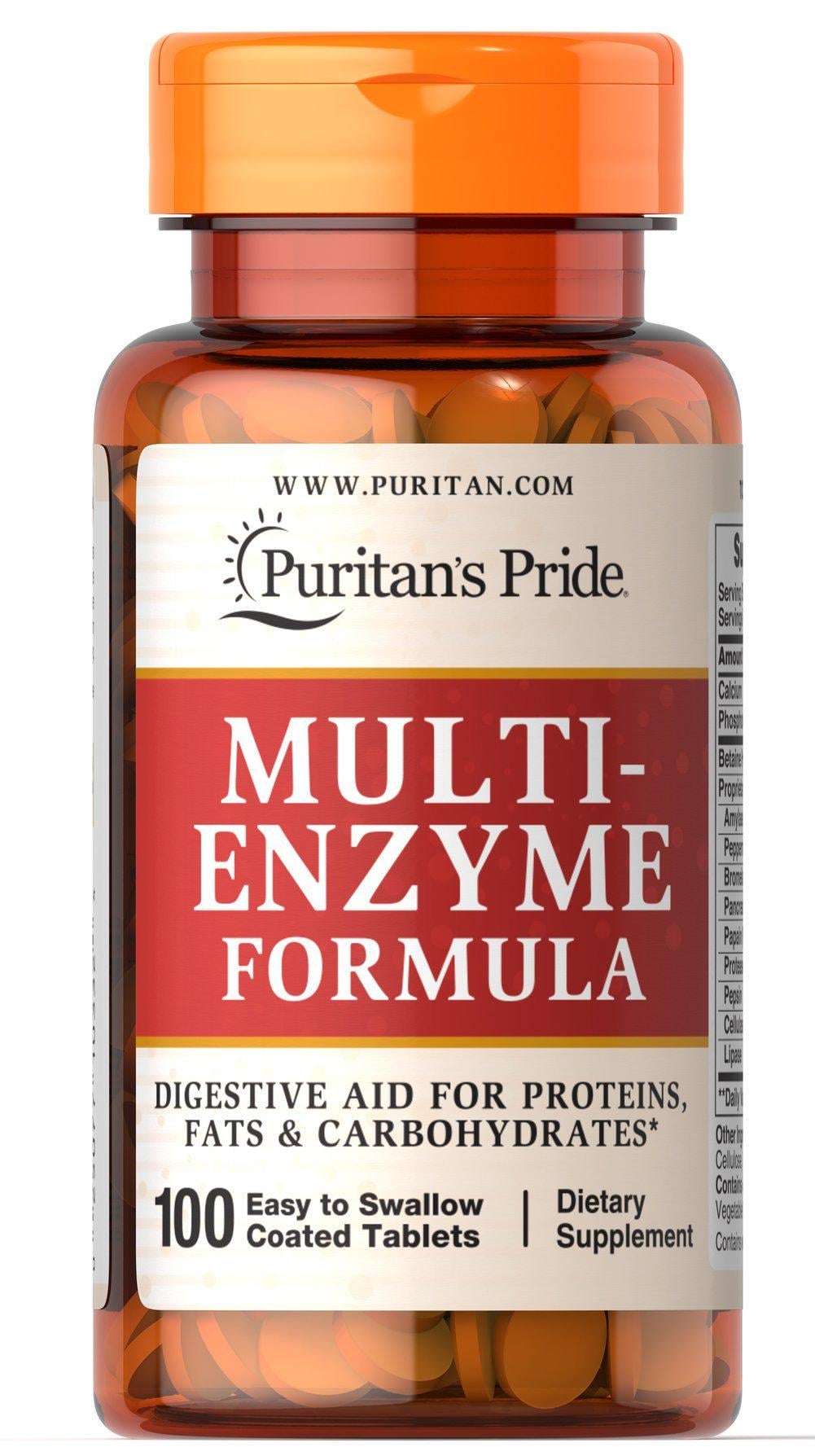 Ферменти травні Puritan's Pride Multi Enzyme 100 таблеток