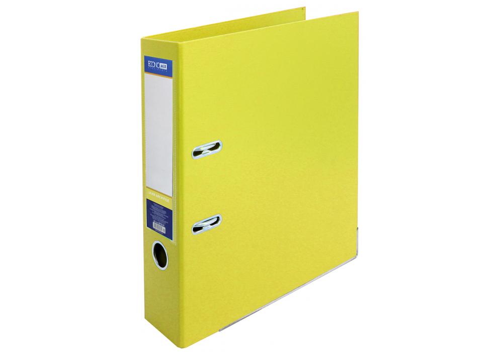 Папка-регистратор Economix Lux А4 70 мм Светло-лимонный (E39723*-85)