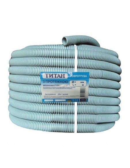 Труба гофрированная TITAN с протяжкой d 20 мм (2.3.1.164593)