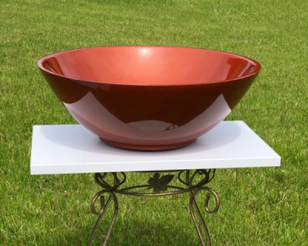 Умивальник Snail Камелія 425х425 мм Мідний (147Н500) - фото 3 Умивальник Snail Камелія 425х425 мм Мідний (147Н500) - фото 3