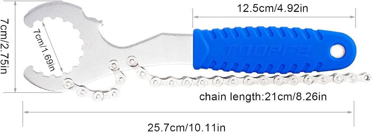 Ключ каретки велосипеда Toopre 3в1 гайковий - фото 3