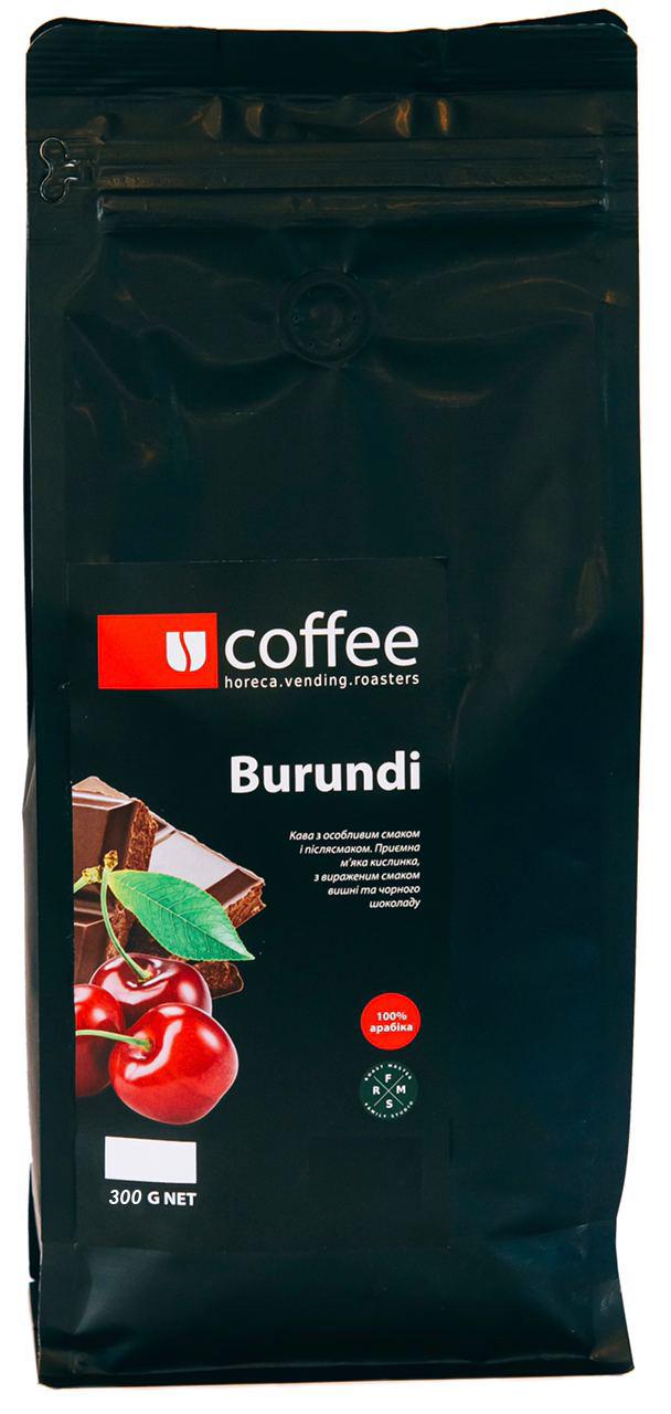 Кава зернова Ucoffee Burundi 100% Арабіка 300 г (К544/8)