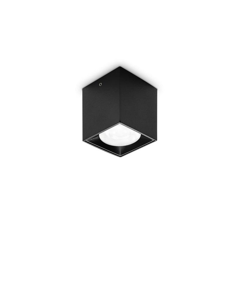 Точечный светильник Ideal Lux 319803 Dot pl square Led 1x4 W 3000K 370 Lm IP20 Bk (319803-Ideal)
