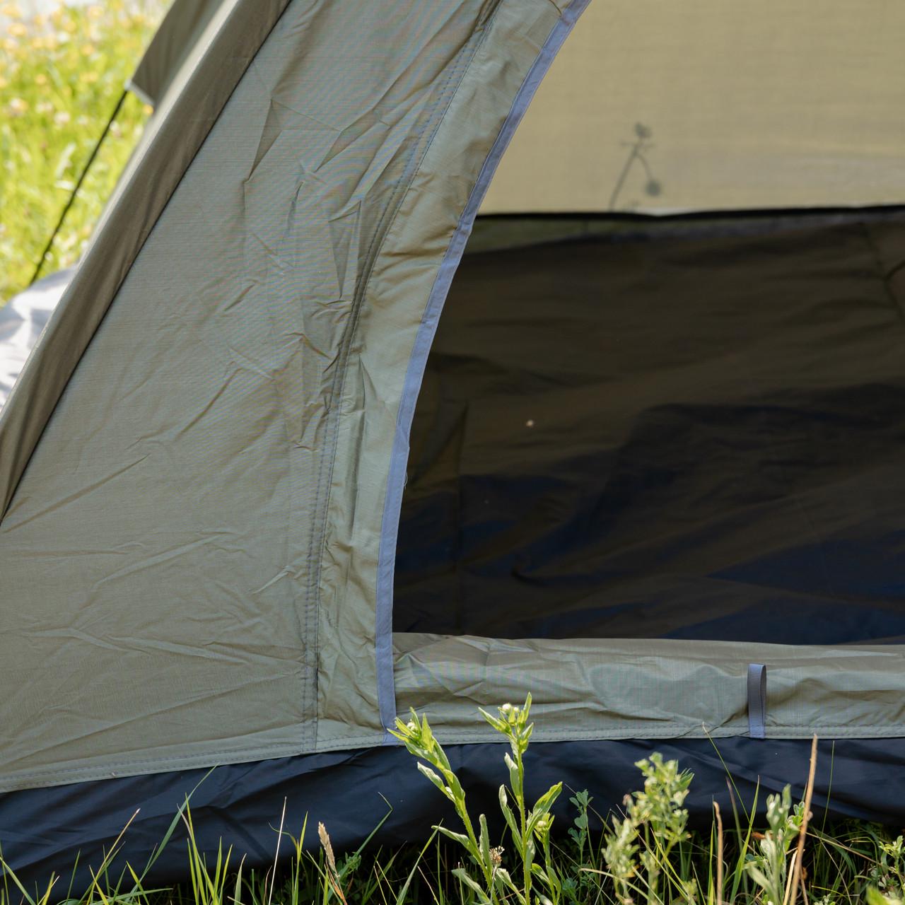 Намет двомісний LU-025GR кемпінговий туристичний для риболовлі 200x150x120 см Хакі (7467) - фото 9