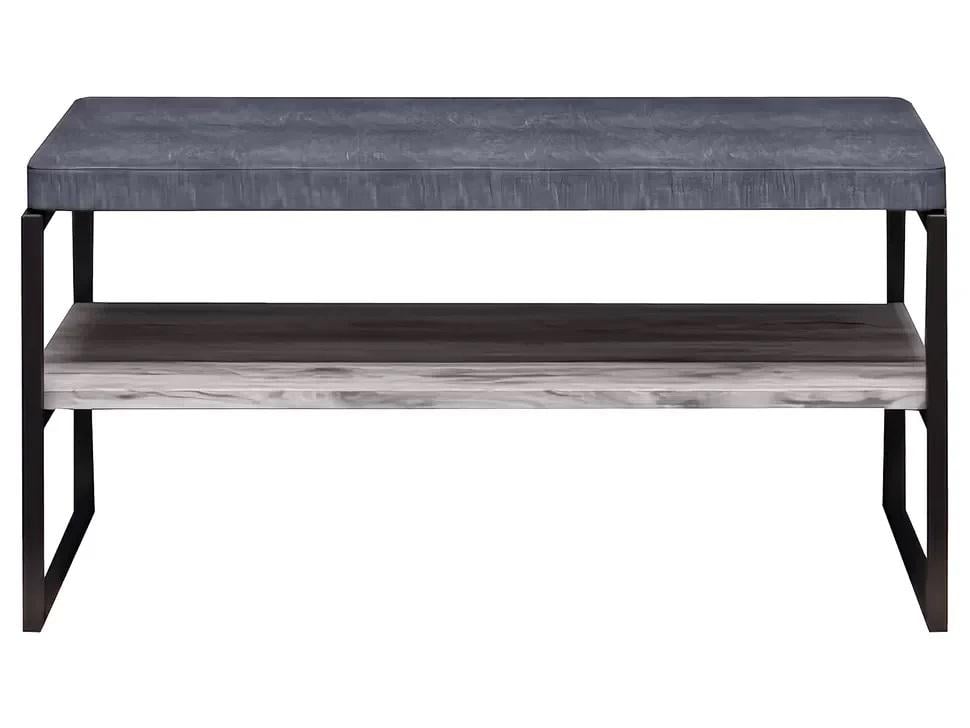 Банкетка в передпокій Металл-Дизайн Toledo Чорний оксамит/Аляска Сірий (47964) - фото 1 Банкетка в передпокій Металл-Дизайн Toledo Чорний оксамит/Аляска Сірий (47964) - фото 1