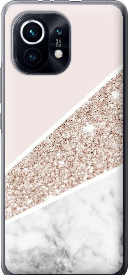 Чехол на Xiaomi Mi 11 Пастельный мрамор (4342t-2253-42517)
