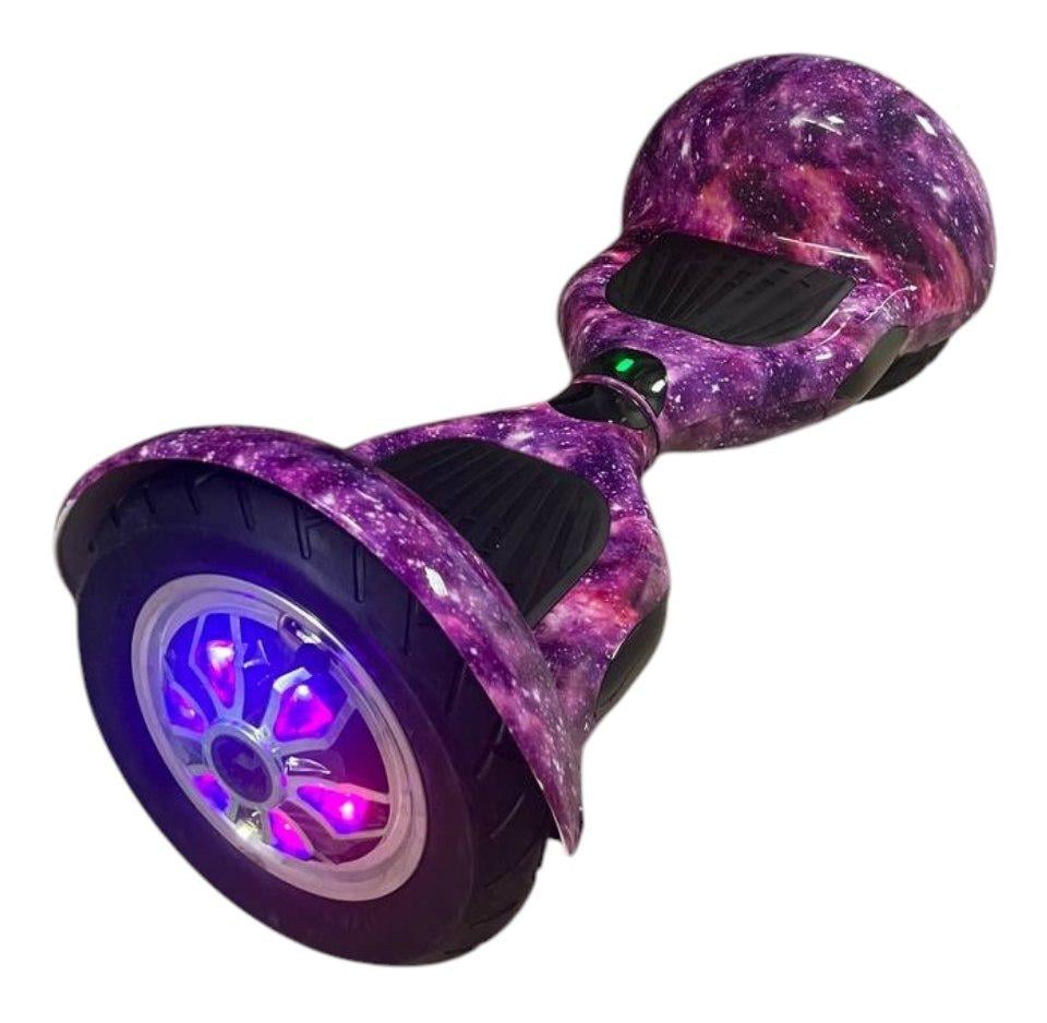 Гироборд Smart Balance 10 Космос с подсветкой Фиолетовый (36687859)
