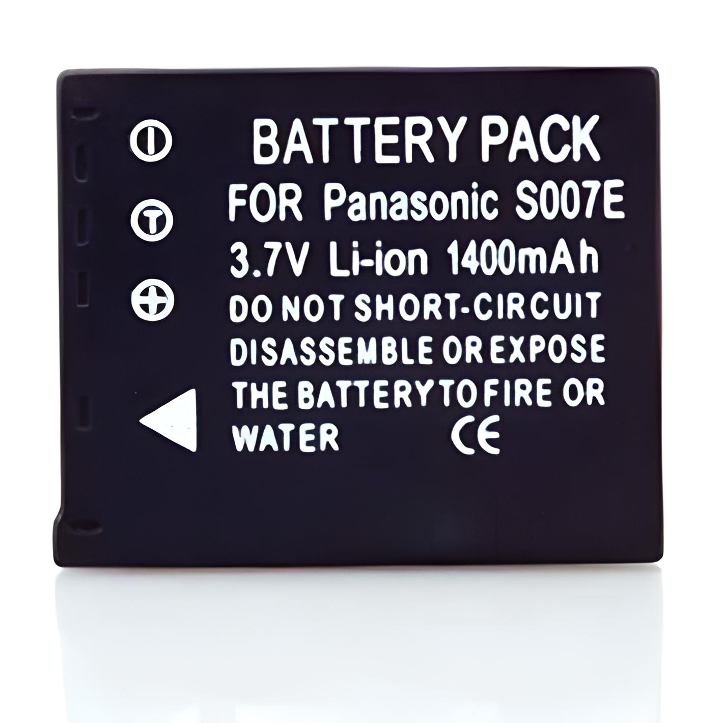 Аккумулятор CGR-S007E аналог с CGA-S007 DMW-BCD10 для камер Panasonic 1400 ma Аккумулятор CGR-S007E аналог с CGA-S007 DMW-BCD10 для камер Panasonic 1400 ma