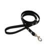 Повідець для собак шкіряний 1,2 м х 18 мм Чорний (2296432858)