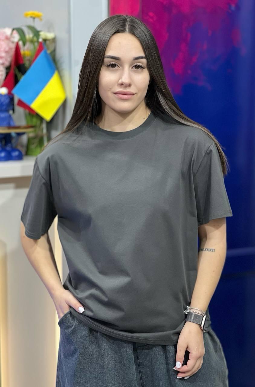 Футболка женская OS Серый (#2305-03)