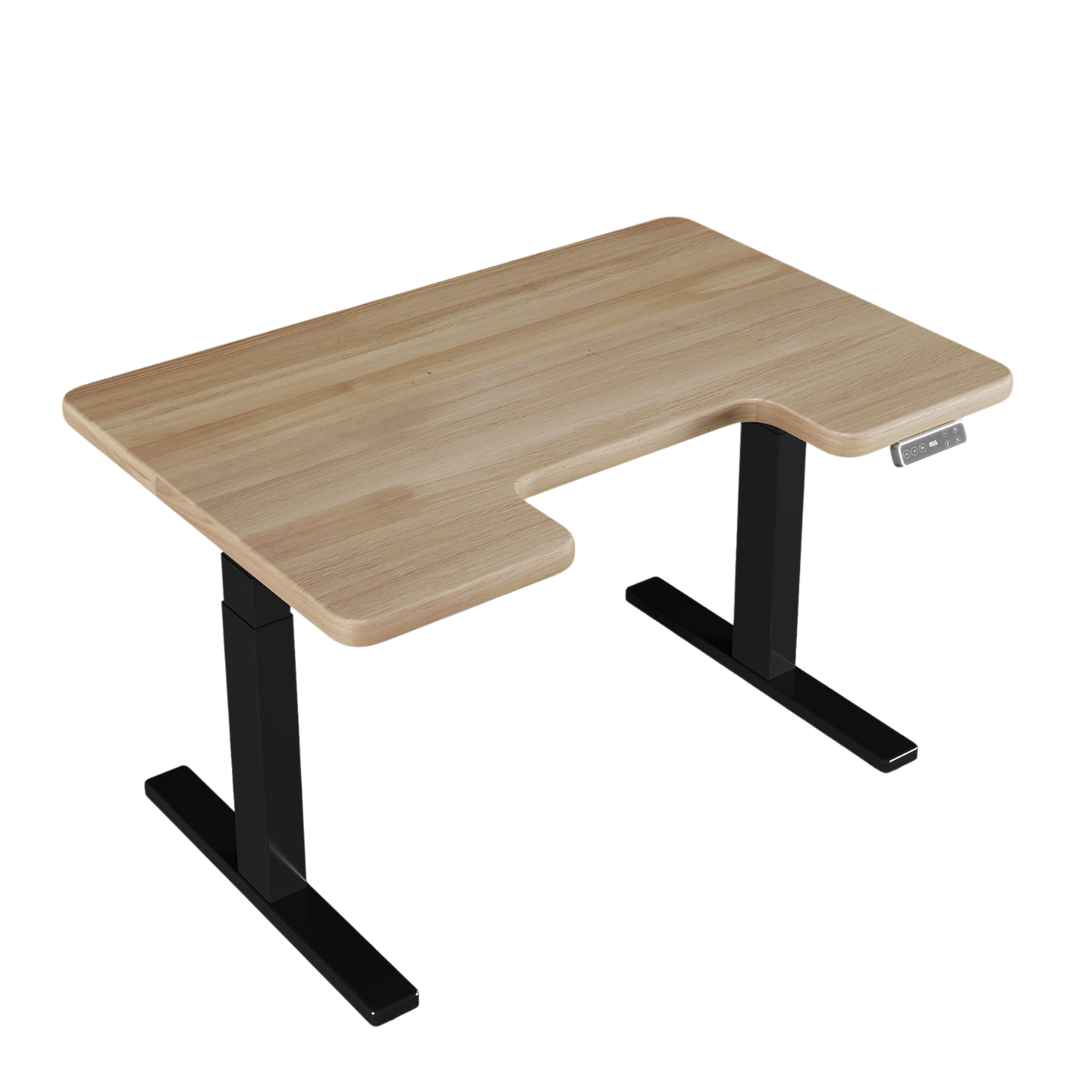Стол с регулировкой высоты TEHNOTABLE BestFit Pro со столешницей из натурального дуба с эргономичным вырезом 1200x820x40 мм (005-19-01/025-14-01) Стол с регулировкой высоты TEHNOTABLE BestFit Pro со столешницей из натурального дуба с эргономичным вырезом 1200x820x40 мм (005-19-01/025-14-01)