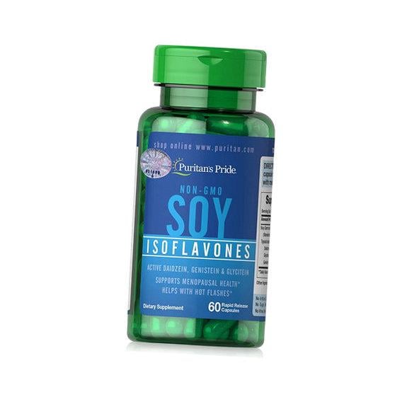 Соевый экстракт Puritan's Pride Non-GMO Soy Isoflavones 750 мг 60 Caps Соевый экстракт Puritan's Pride Non-GMO Soy Isoflavones 750 мг 60 Caps
