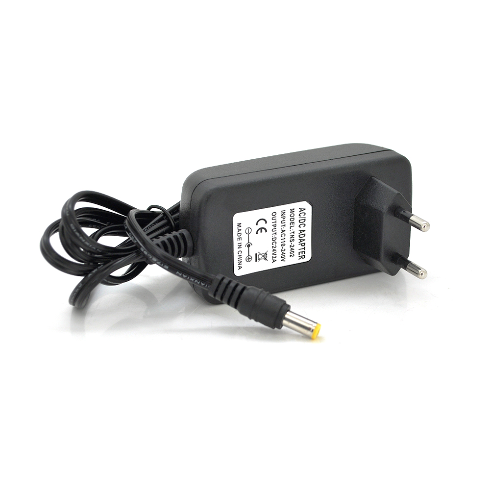 Адаптер живлення імпульсний VOLTRONIC Q50 для світлодіодів та відеоспостереження 24 В 2 А Чорний (21836)