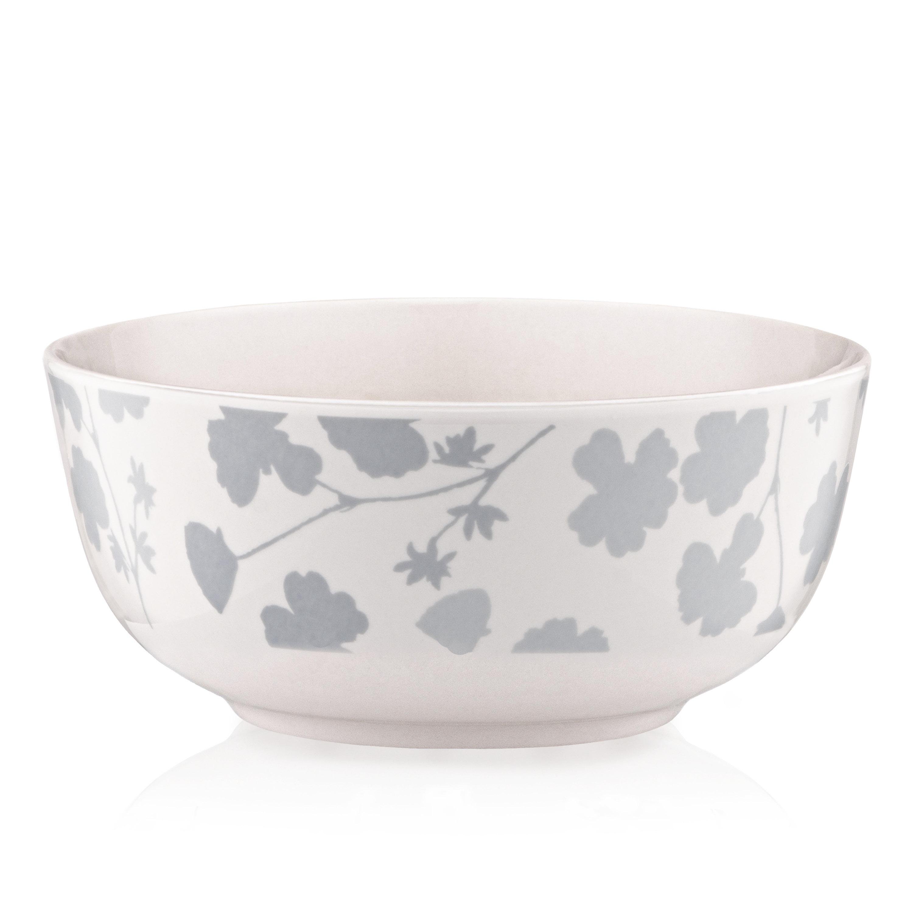 Салатник Ardesto Caprі 510 мл Білий/Блакитний (AR0414CWB)