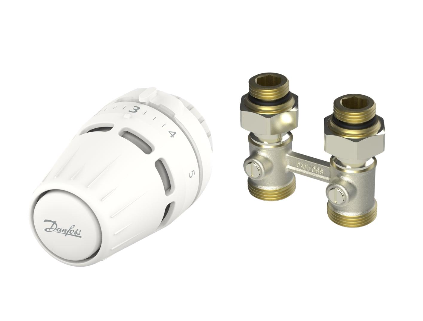 Комплект термостатичний Danfoss Regus RA та RLV-KB 1/2" прямий (ERC-015G5310)