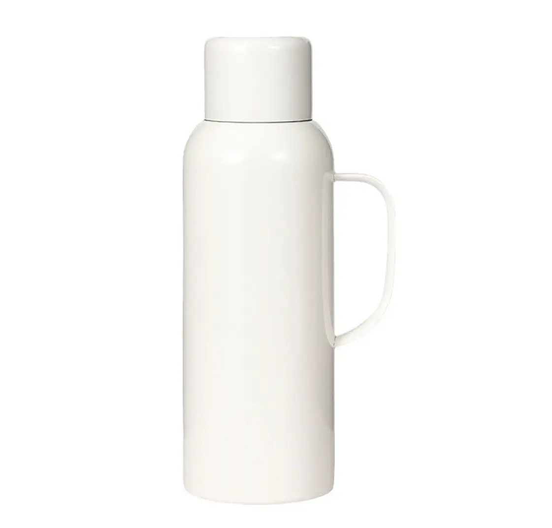 Термос Vacuum с датчиком температуры на 820 мл Белый (HP-14-55W)