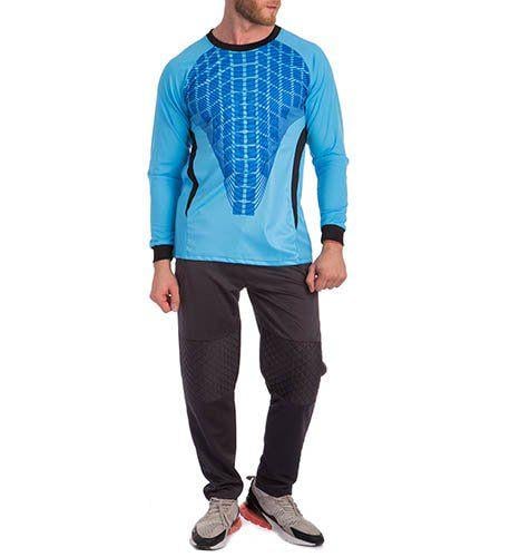 Футбольная форма вратаря CO-022N L Голубой (57429254)