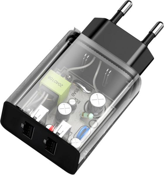 Зарядное устройство Baseus USB 10.5W CCFS-R01 Черный - фото 4 Зарядное устройство Baseus USB 10.5W CCFS-R01 Черный - фото 4