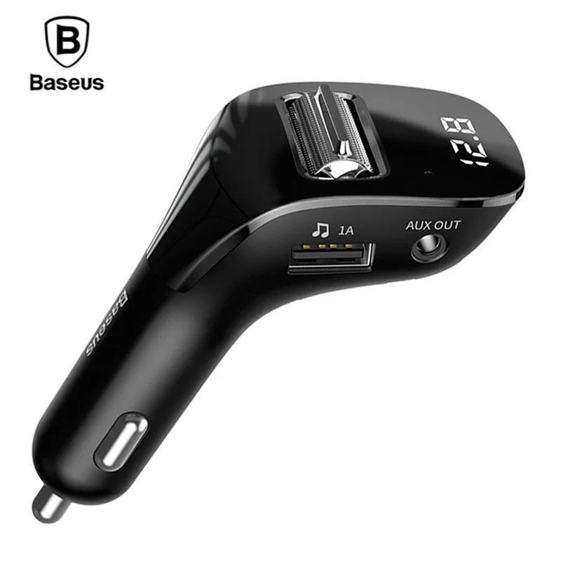 Фм модулятор BASEUS with Bluetooth FM Streamer F40 AUX - фото 4