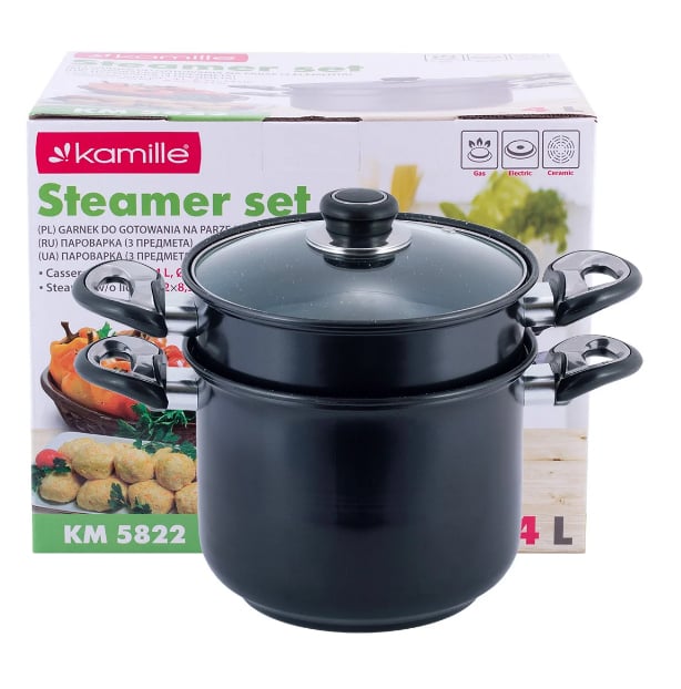 Пароварка з кришкою Kamille 4 л (KM-5822)
