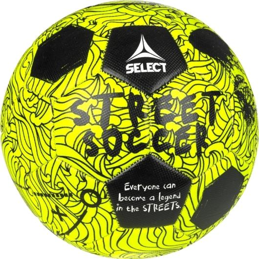 Футбольний м'яч Select STREET SOCCER V24 р. 4,5 Жовтий/Чорний (095527-551)