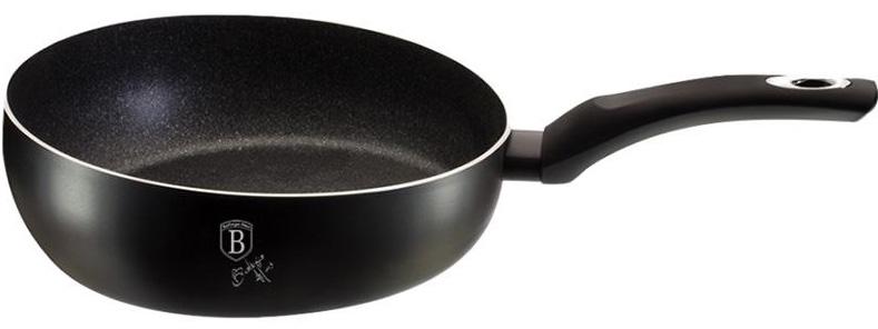 Сковорода Berlinger Haus Black Silver Шеф-кухар Ø 26 см мармурове покриття (BH-1854)