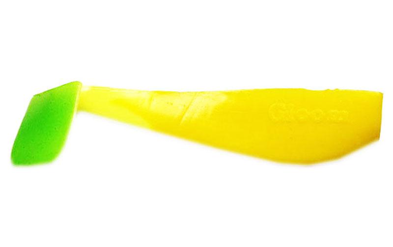 Силиконовый виброхвост Fox Gloom №074 8 см Yellow/Green (260442)