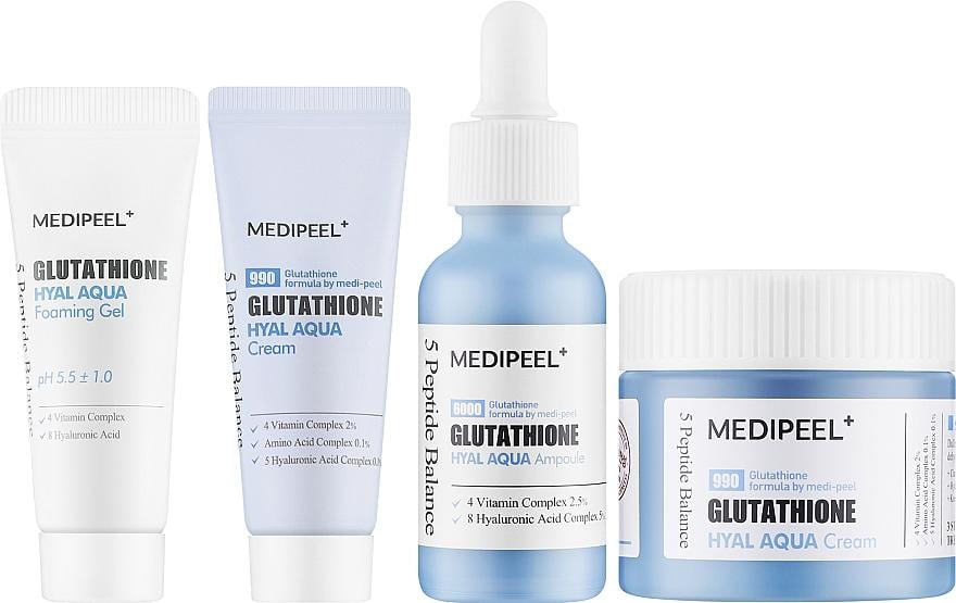 Набір зволожувальних засобів Medi Peel Glutathione Hyal Aqua Multi Care Kit з глутатіоном 4 шт. (805_1736)