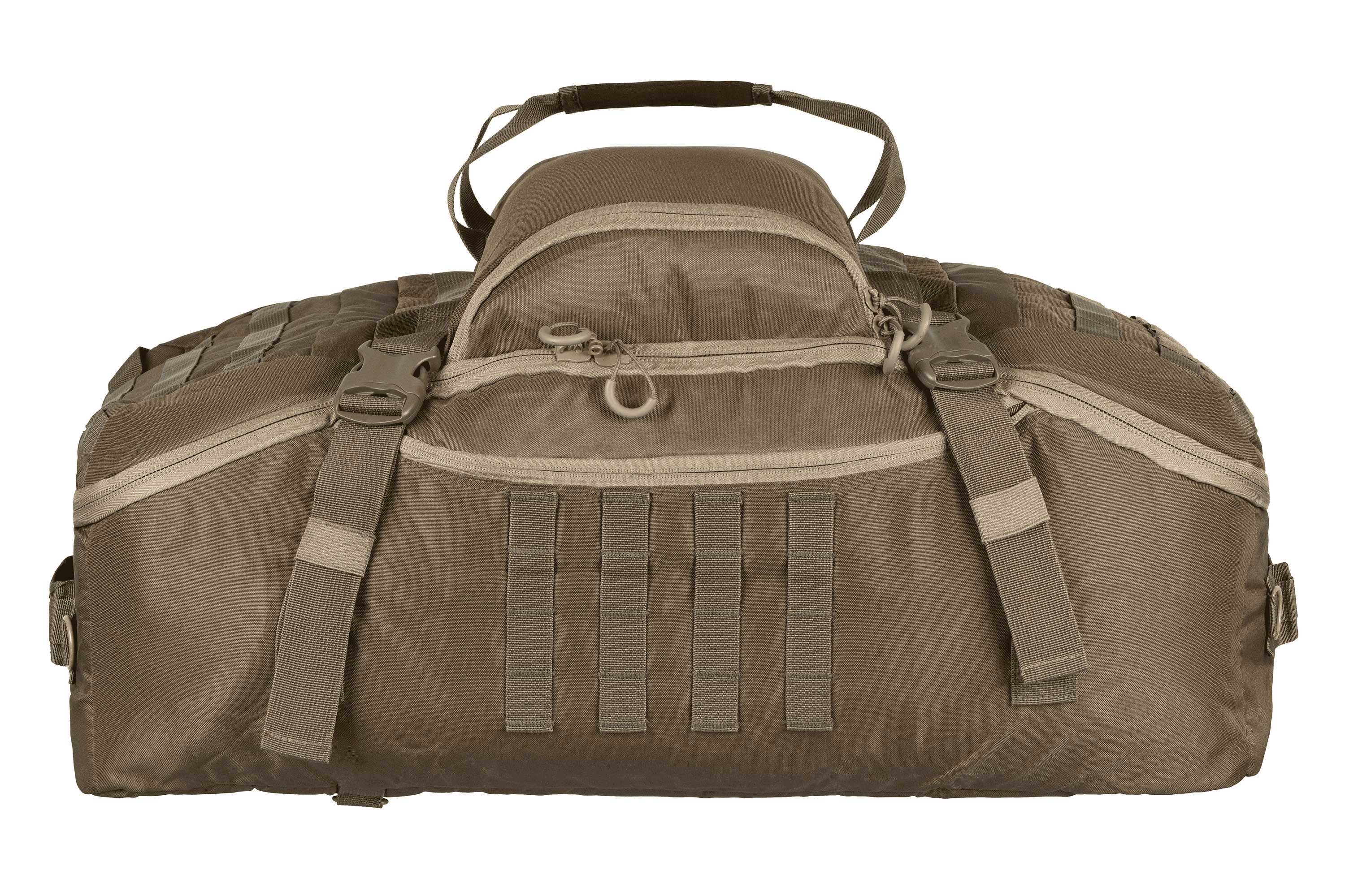 Сумка-баул тактическая на плечо 2Е Tactical XL 70 л 68x36x34 см Зеленый (2E-MILDUFBKP-XL-OG)