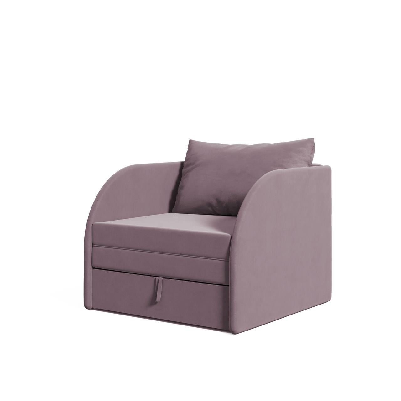 Кресло-кровать в детскую Viorina-Deko Richi раскладное с ящиком Пильная роза (48227)