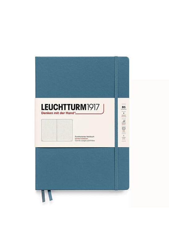 Блокнот Leuchtturm1917 Composition B5 точка Stone Blue (366181)