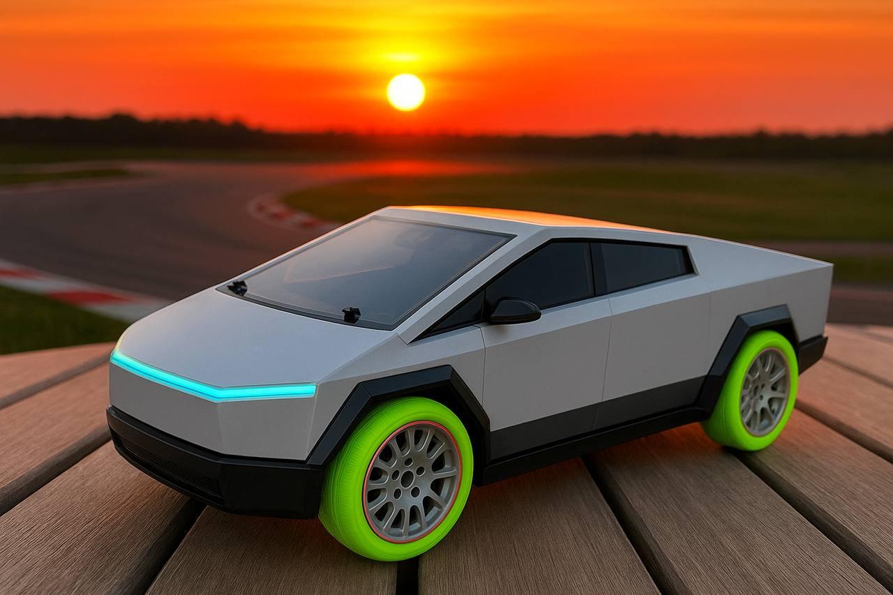 Радиоуправляемая машинка с пультом Project X Tesla Cybertruck Pickup (DT-345)