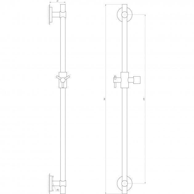 Душова стійка Globus Lux BT-1106C - фото 3