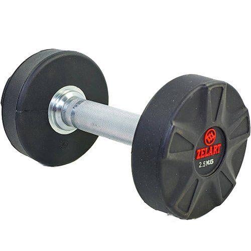 Гантель професійна DB6112 2,5 кг Чорний (56363094) - фото 1 Гантель професійна DB6112 2,5 кг Чорний (56363094) - фото 1