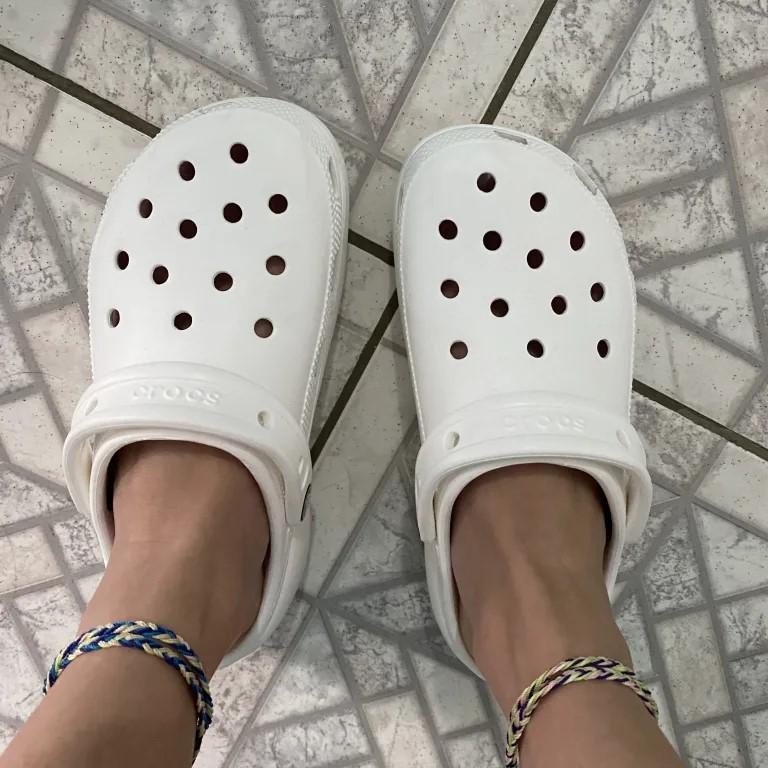 Сабо на платформе Crocs Classic Platform р. 39-40 White (23255570) - фото 8