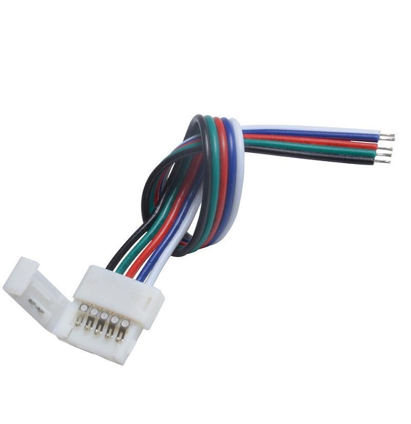 Коннектор Bioм для LED лент RGBW OEм №21 10 мм зажим-провода 5pin (00000016908)