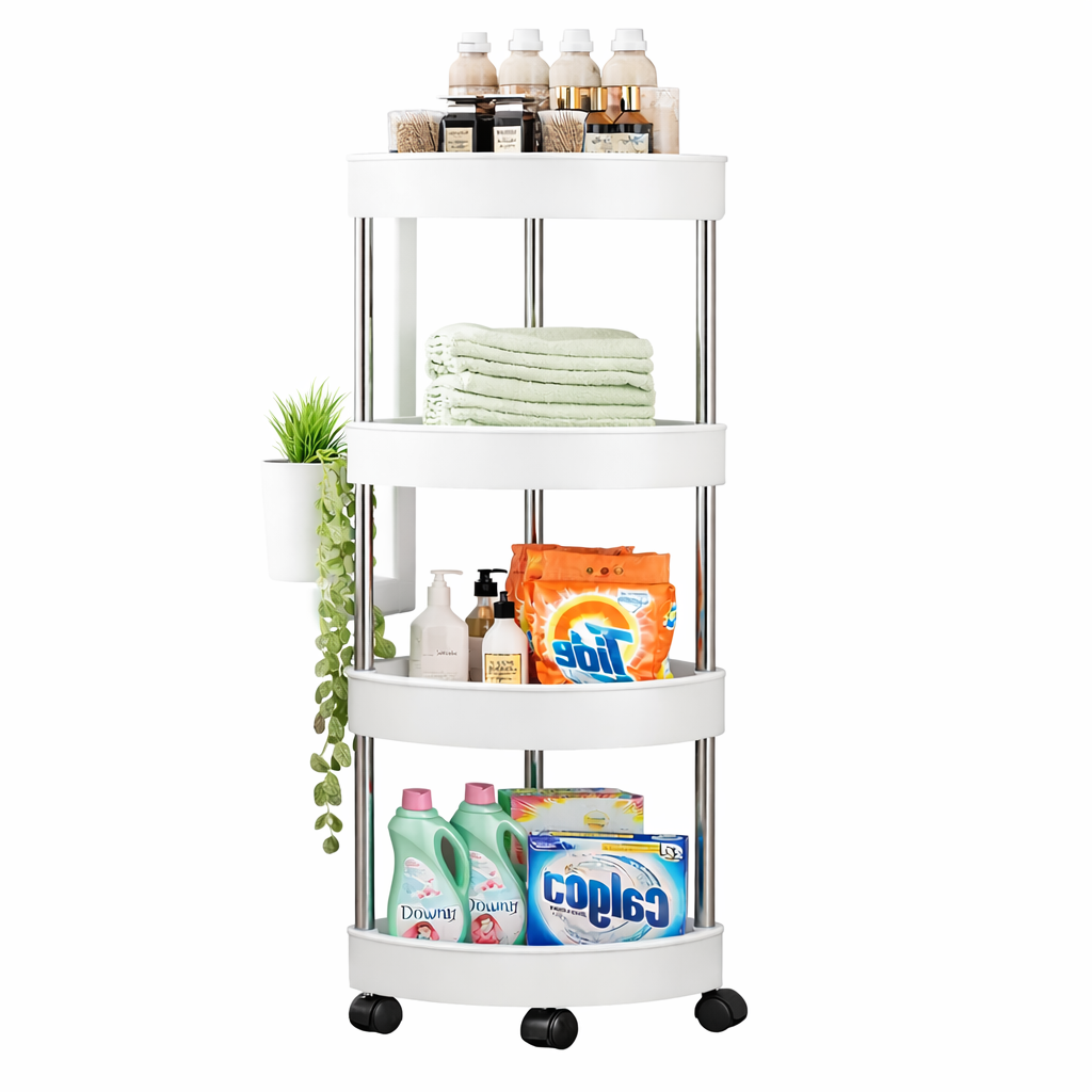 Полка-этажерка угловая 4 яруса 85 см (00532)