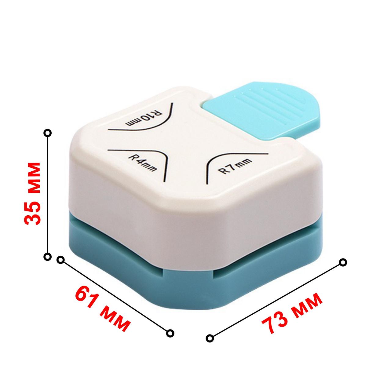 Скруглювач кутів R4/R7/R10 3 радіуси 4/7/10 мм White (137905) - фото 9