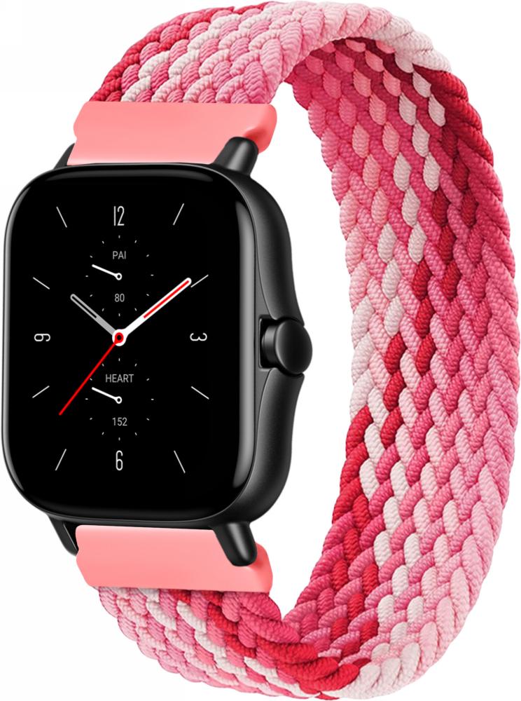 Ремінець Solo Loop Multi для Amazfit GTS 2 (135 мм) Pink White (25178-52)