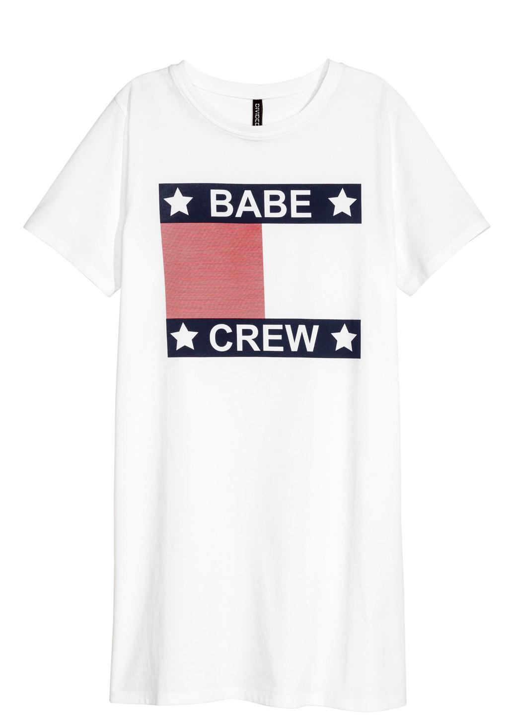 Платье H&M р. 32 Белый (502157b49)