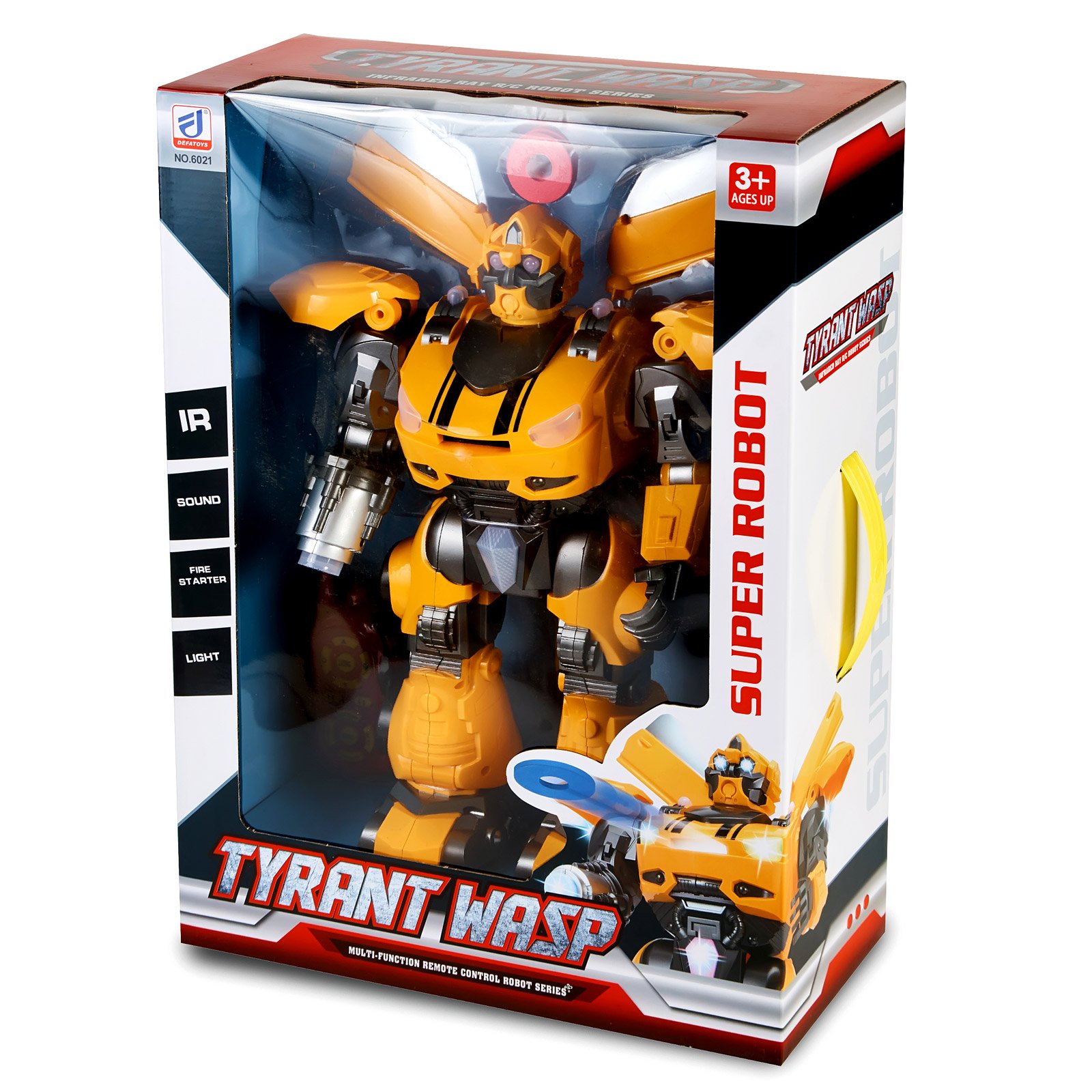 Игрушка робот Super Robot трансформер Бамблби 40 см - фото 1