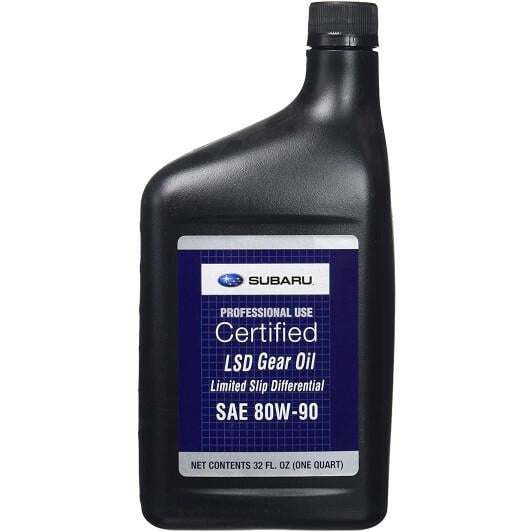 Трансмиссионное масло Subaru LSD Gear Oil 80W-90 1 л (SOA427V1800)