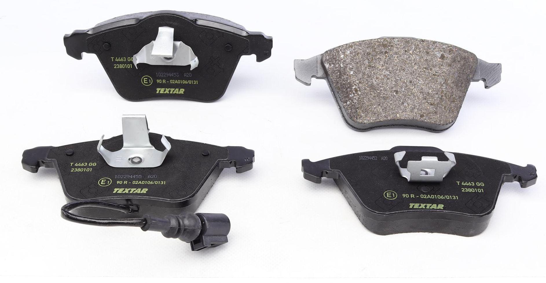 Колодки гальмівні передні TEXTAR 2380101 VW Passat 05-10/Skoda Superb 08-15 з датчиком Ate-Teves Q+