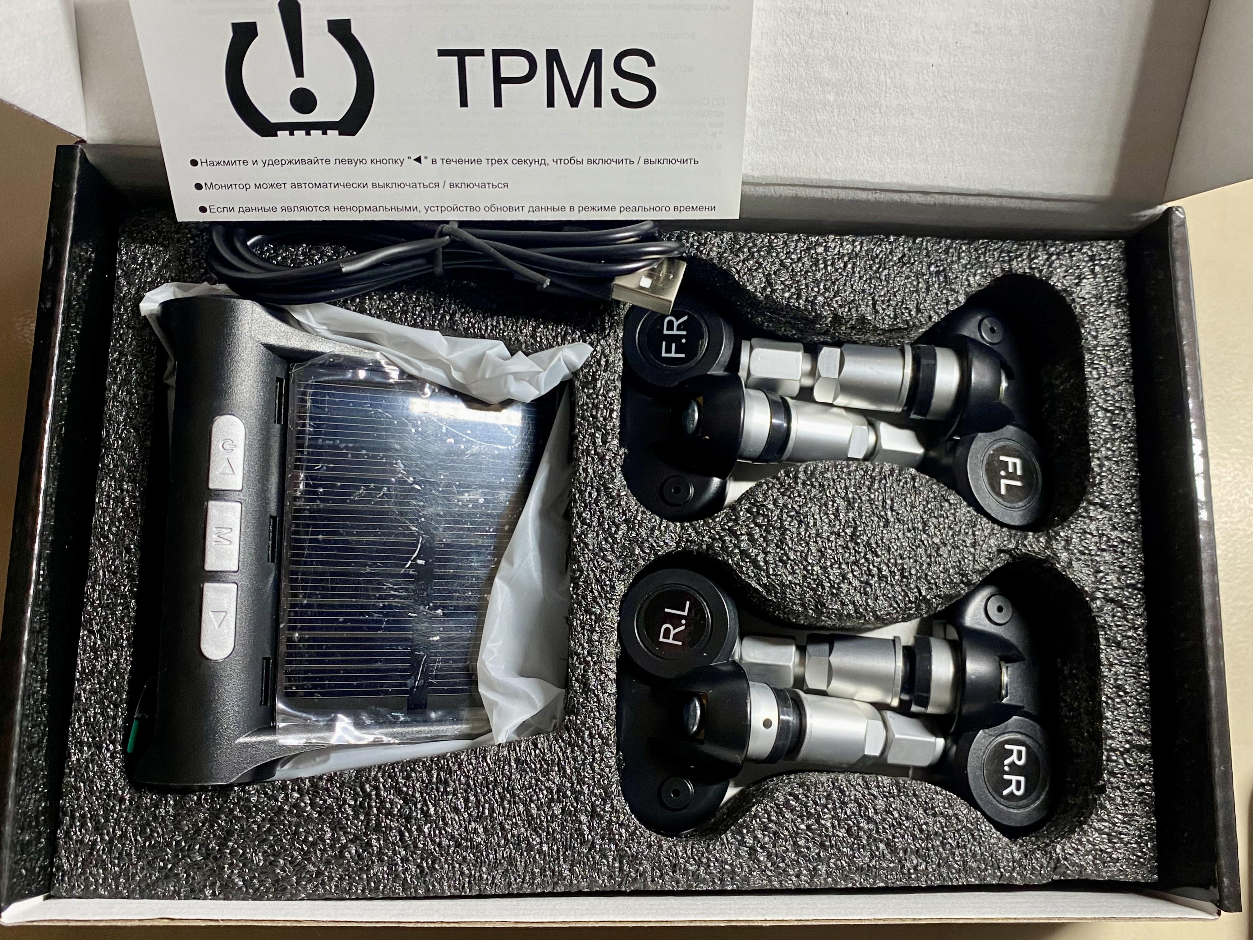Система контролю тиску в шинах TPMS внутрішній датчик із голосовим помічником (TPMS-6) - фото 7