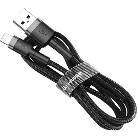 Кабель BASEUS Cafule Cable USB Lightning 2A 3 м Black (CALKLF-RG1)