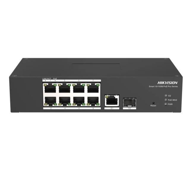 Коммутатор управляемый Hikvision DS-3T1310P-SI/HS PoE 10 портов (3103387509)