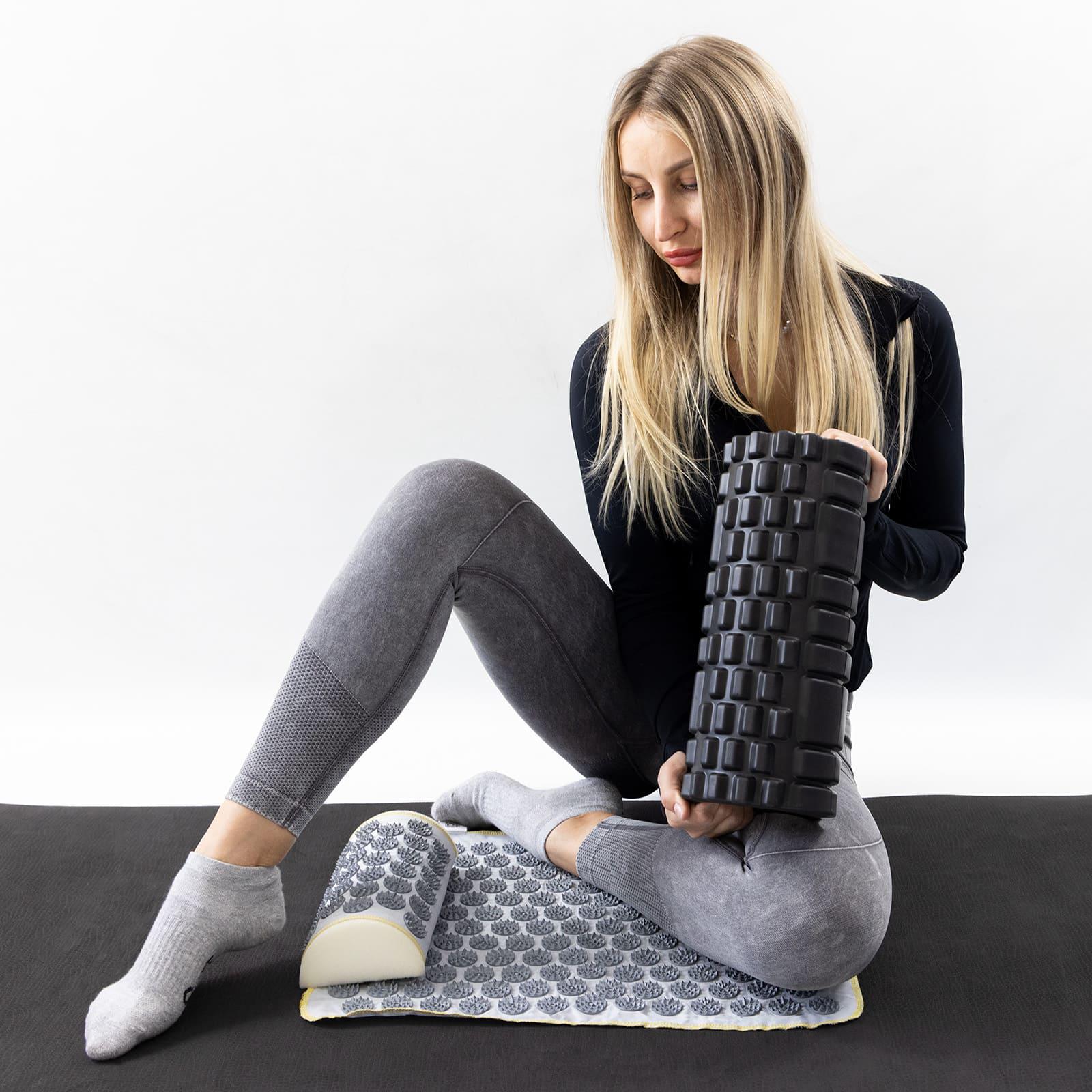 Набор OSPORT Set 111 коврик для йоги/аппликатор Кузнецова/массажный ролик (n-0144-01-0303-01) - фото 4 Набор OSPORT Set 111 коврик для йоги/аппликатор Кузнецова/массажный ролик (n-0144-01-0303-01) - фото 4